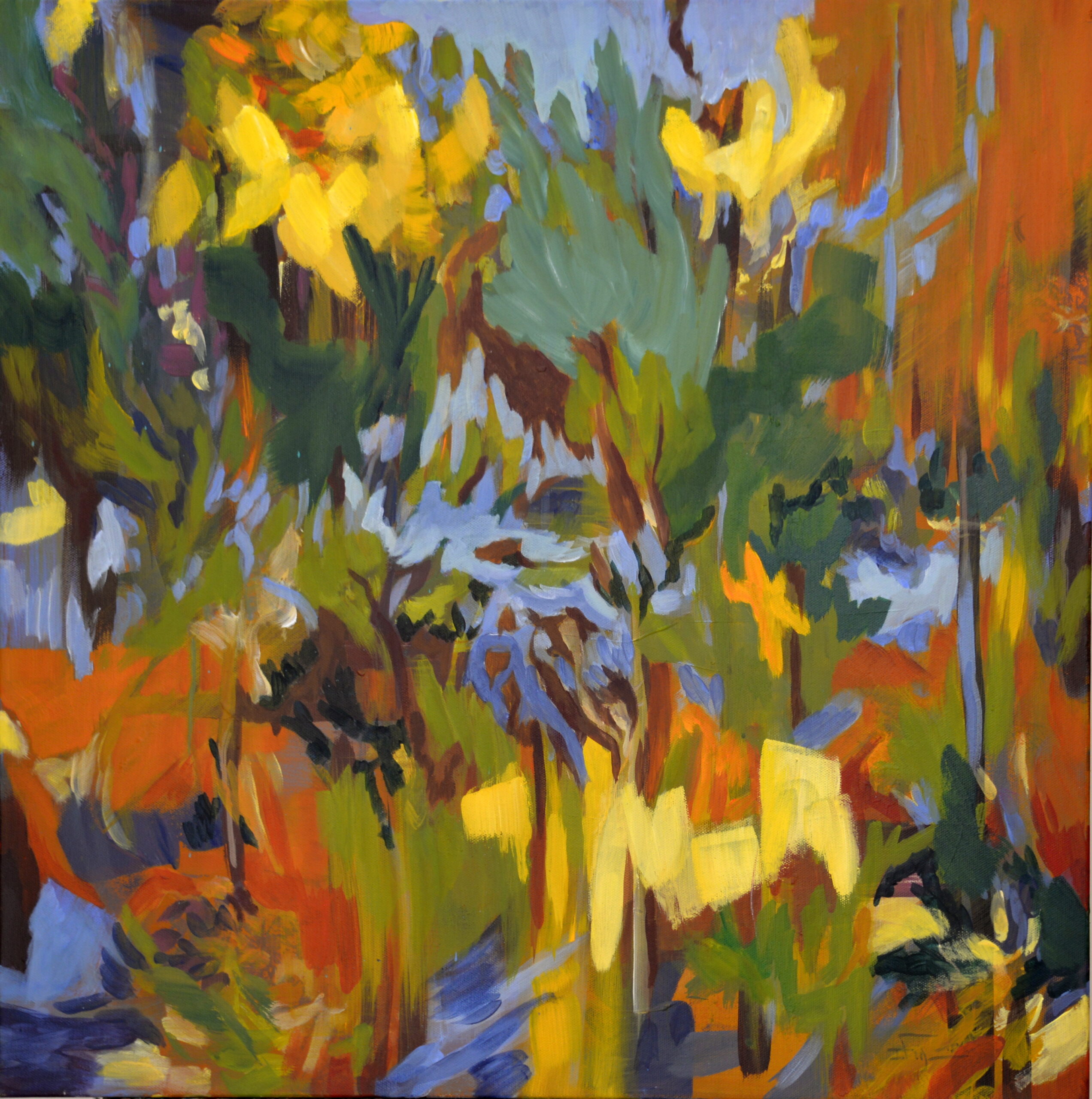60x60 Acrylique sur châssis toilé 2015